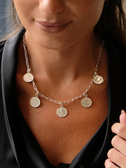 Fiorina Jewellery Mini Gypsy Coin Necklace Model