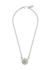 Fiorina Jewellery Aztec Necklace White Spinel