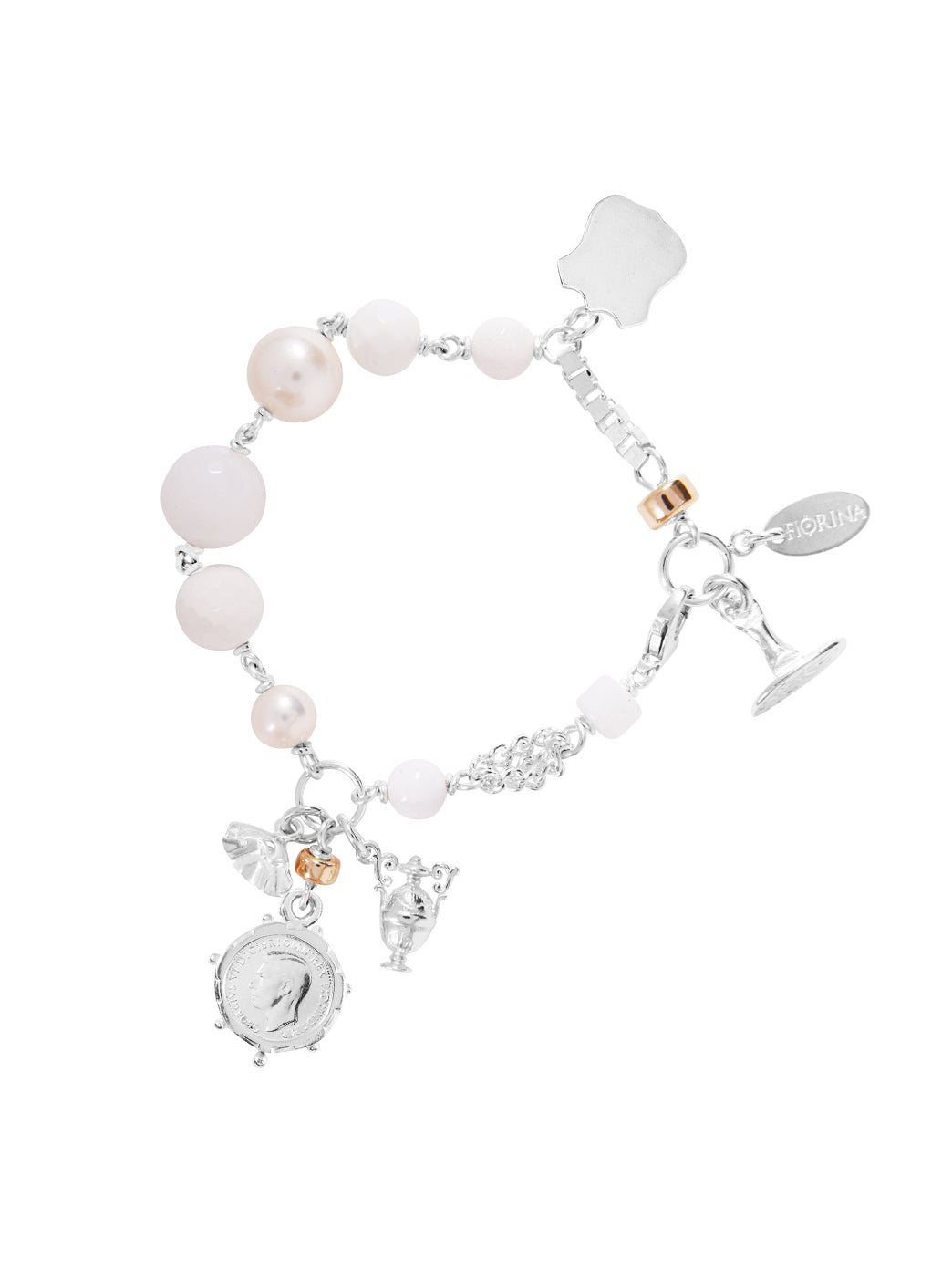 Fiorina Jewellery Carla Bracelet White Howlite