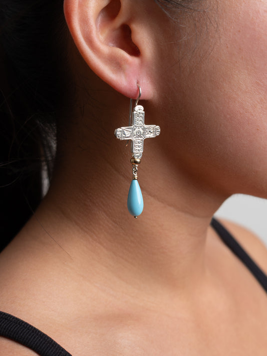 Fiorina Jewellery Diego Earrings Turquoise