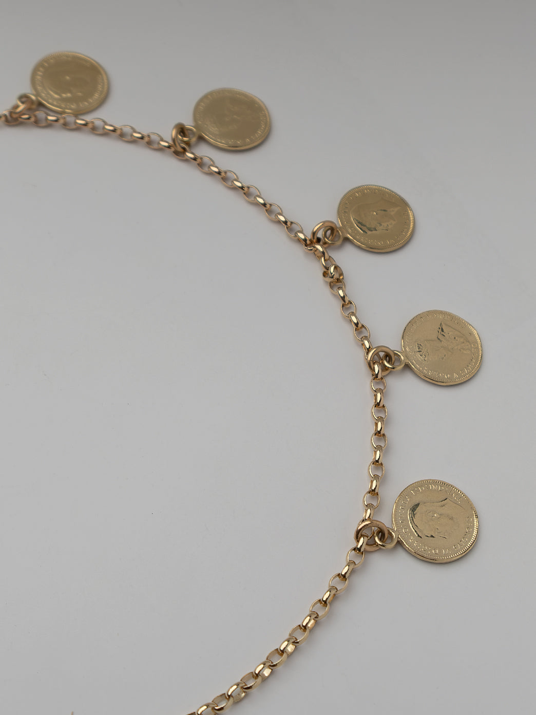 Fiorina Jewellery Gold 3p Gypsy Coin Necklace
