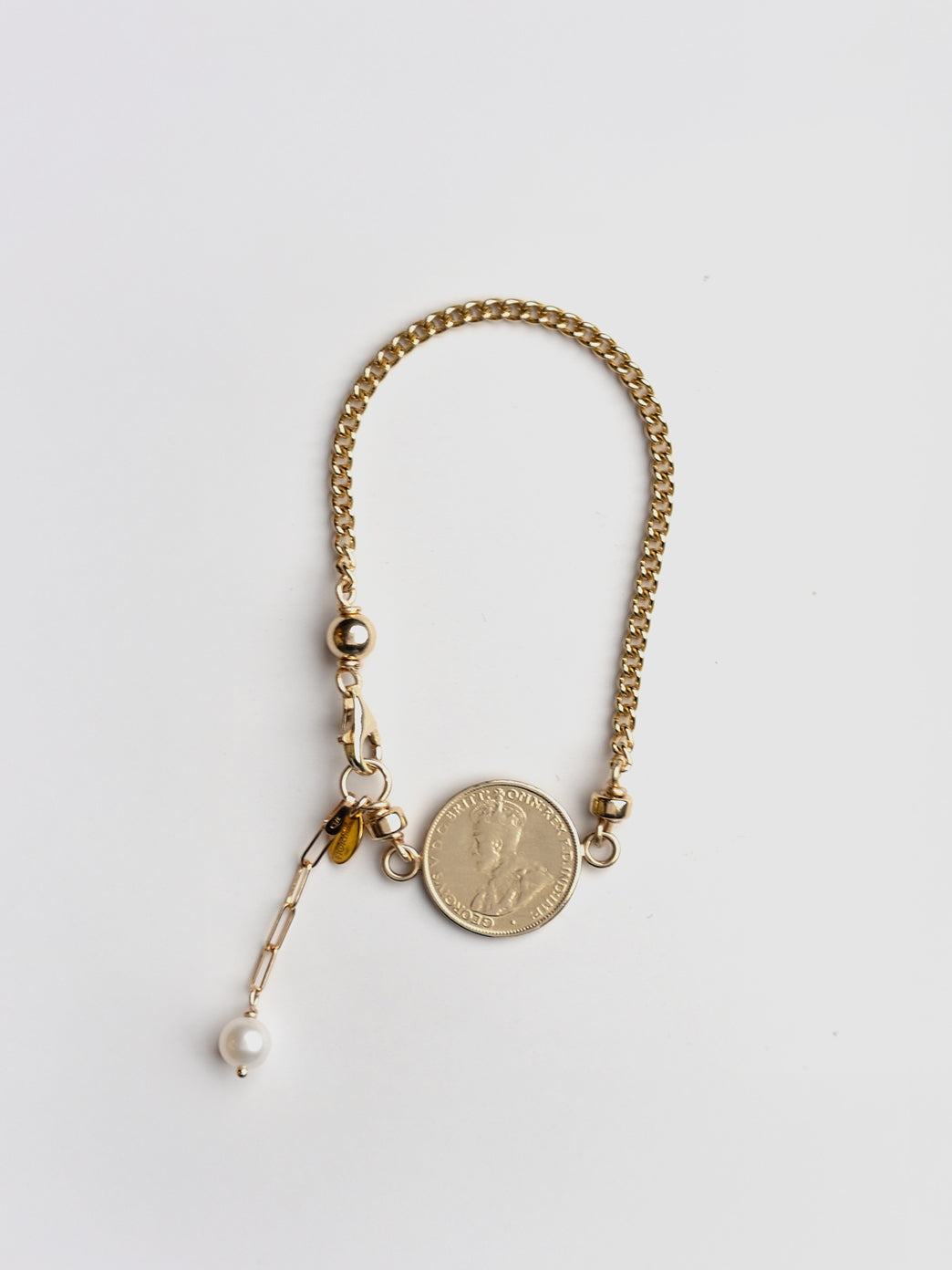 Fiorina Jewellery Gold 6p Heads Up Bracelet