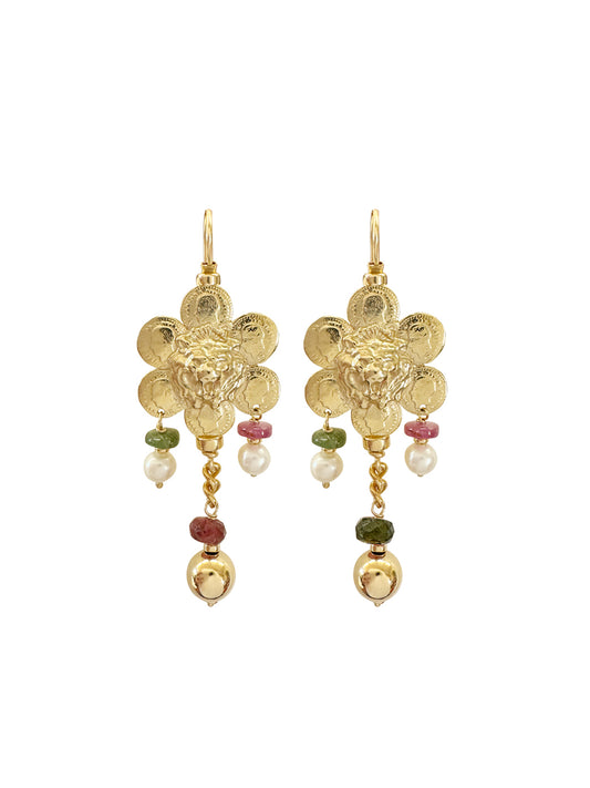 Gold Giardini Belli Earrings