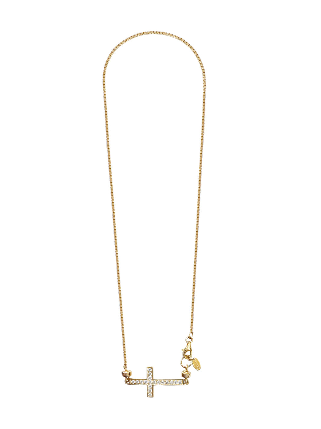 Fiorina Jewellery Gold La Petit Cross Necklace