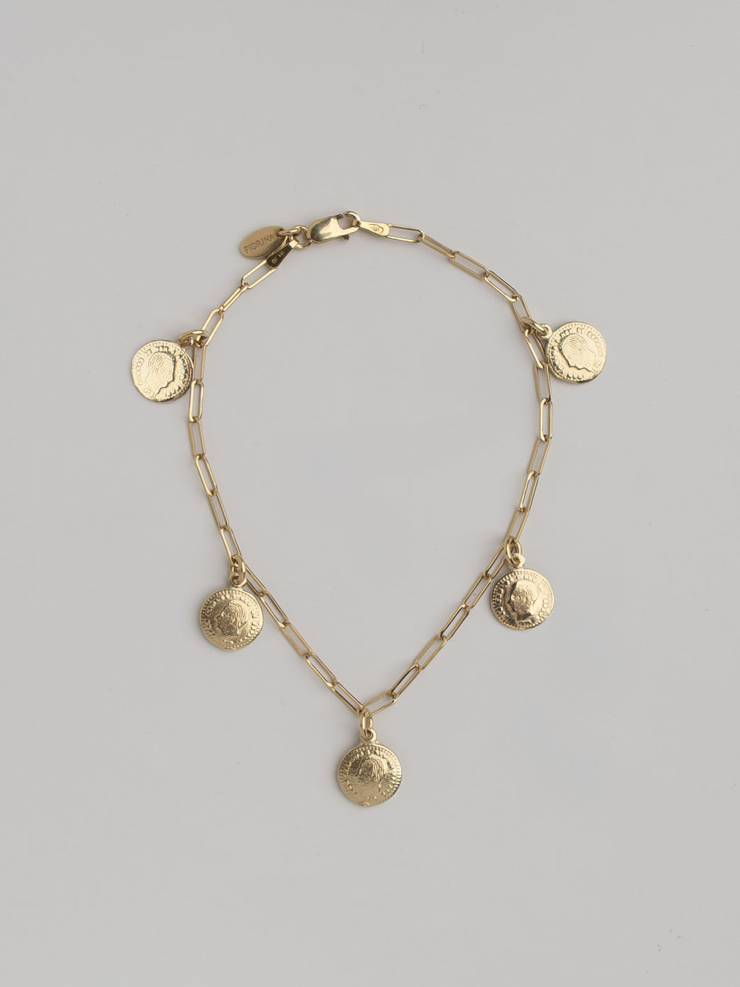 Fiorina Jewellery Gold Petit Gypsy Coin Bracelet