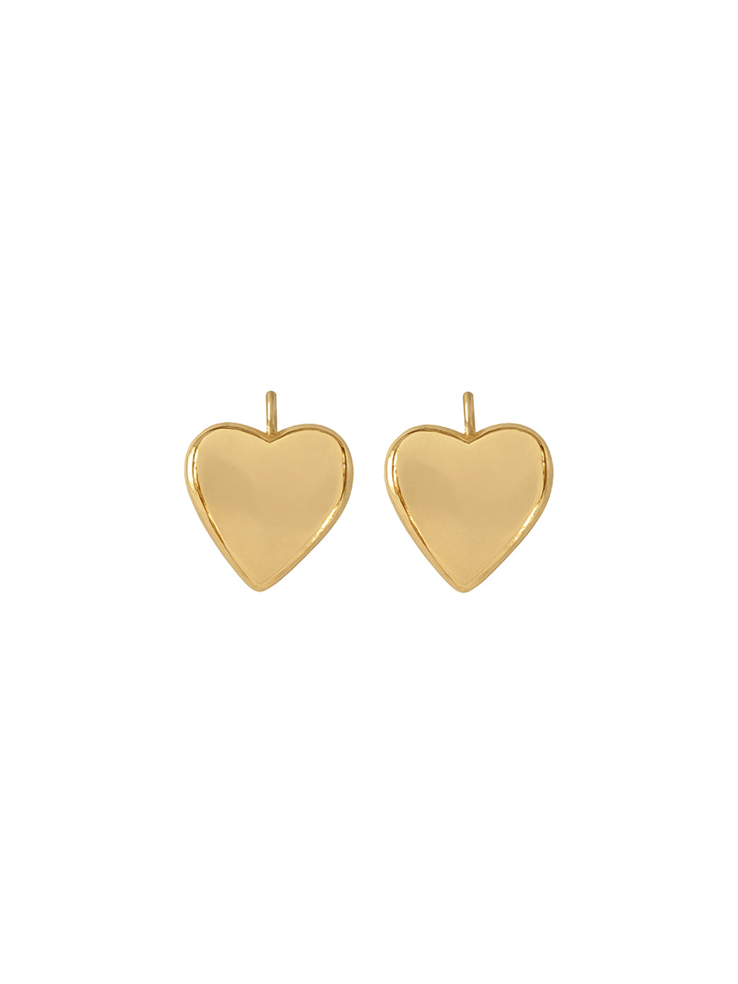 Fiorina Jewellery Golden Heart Earrings