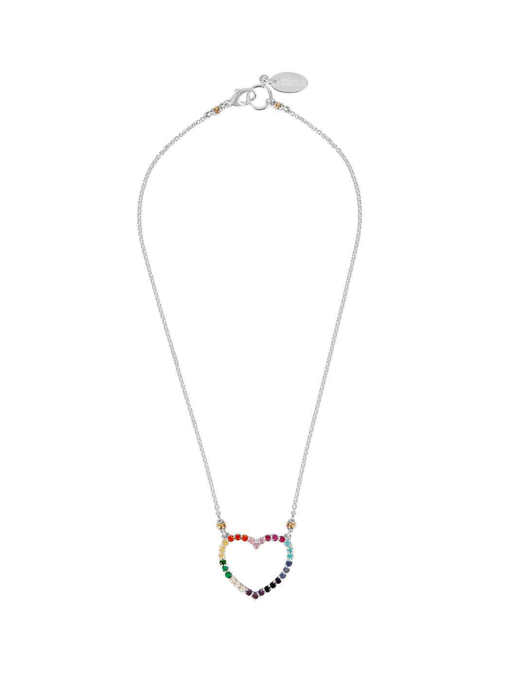 Fiorina Jewellery Heart Love Necklace Chakra