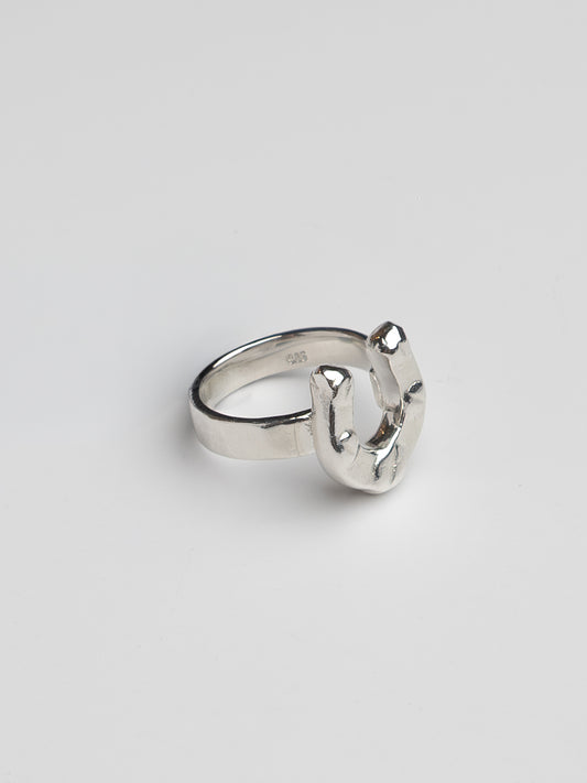 Fiorina Jewellery Horseshoe Pinkie Ring