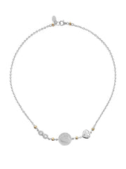 Fiorina Jewellery Jumbo Necklace - Infinity 8 Coin Heart
