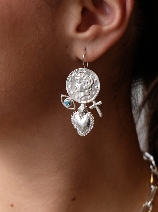 Fiorina Jewellery Jumbo Charm Earrings