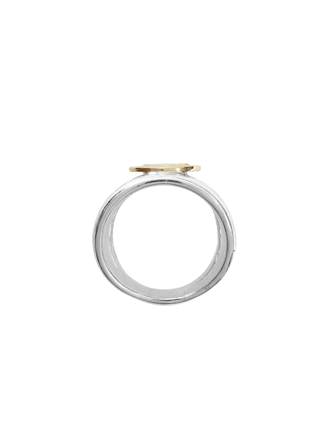 Fiorina Jewellery Mens Highway Ring Side View