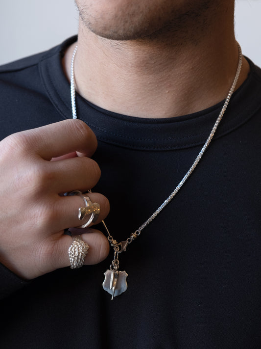 Mens Vito Necklace with Rings