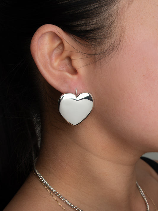 Fiorina Jewellery Mirror Heart Earrings