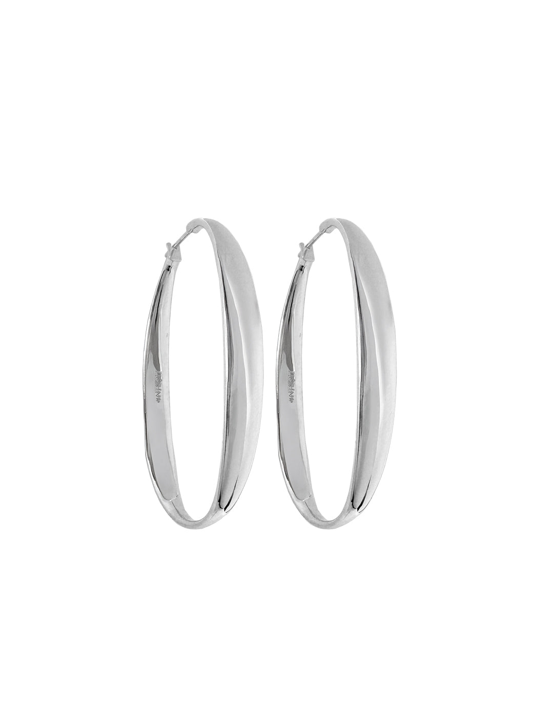 Fiorina Jewellery Mirror Hoop Earrings
