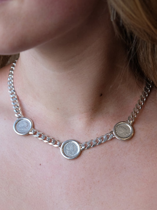 Fiorina Jewellery Moneta Petit Coin Necklace Model