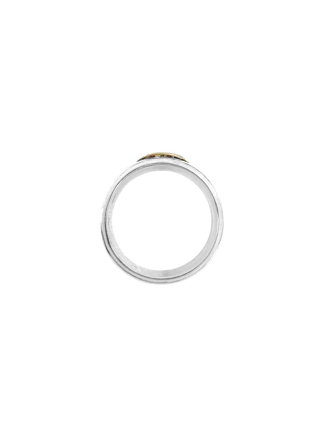Fiorina Jewellery Mosaic Coin Ring Side View