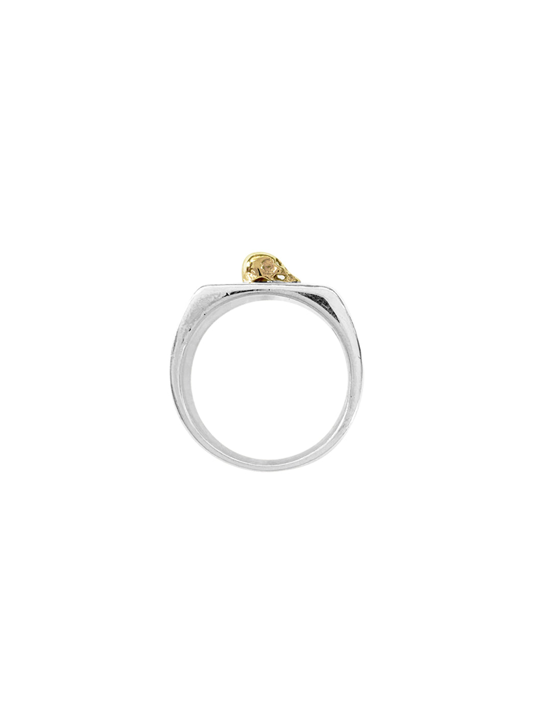 Fiorina Jewellery Mosaic Skull Ring Side View