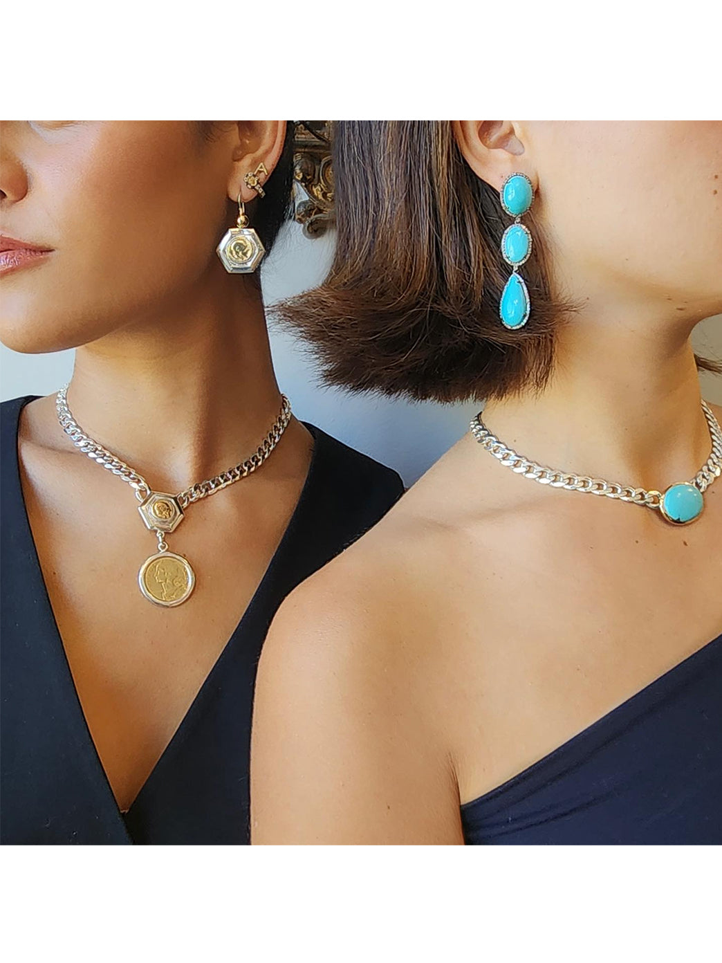 Fiorina Jewellery Neptune Necklace Model