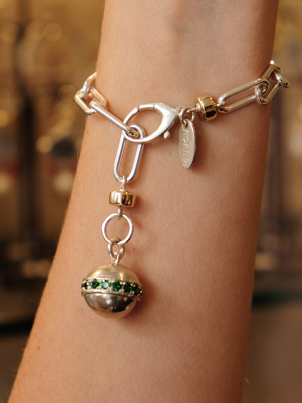 Fiorina Jewellery Orb Ball Bracelet Model