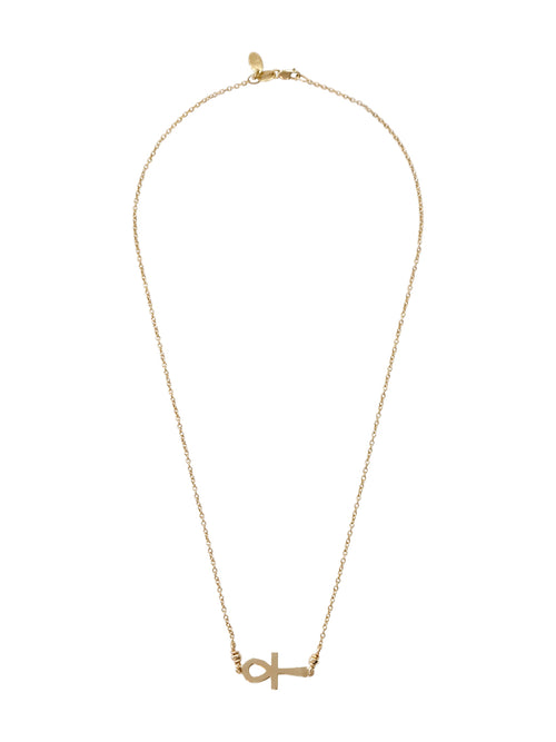 Fiorina Jewellery Petite Gold Ankh Necklace