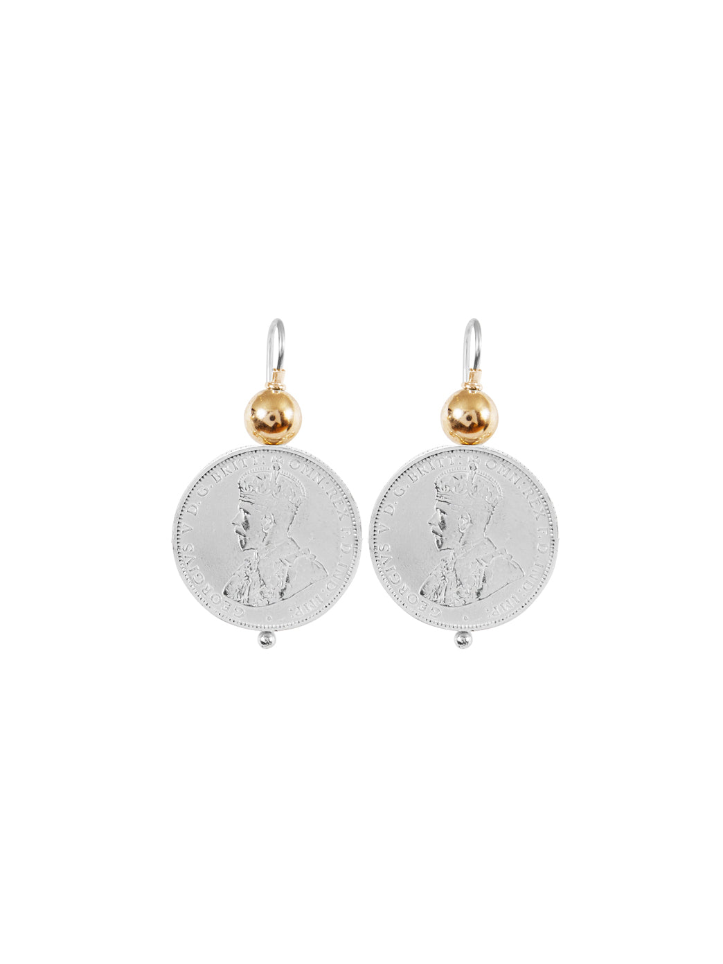Fiorina Jewellery Simple Coin Earrings