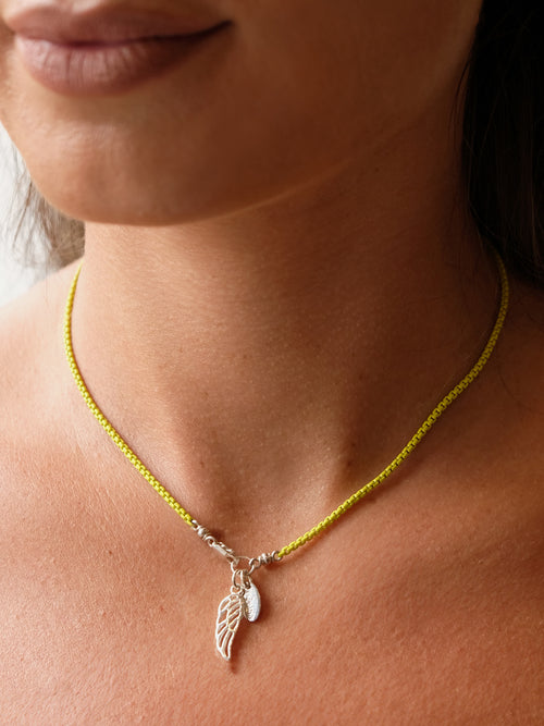Fiorina Jewellery Wham Necklace Yellow Model
