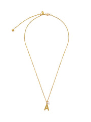 Fiorina Jewellery Gold Alphabet Street Necklace Pearl
