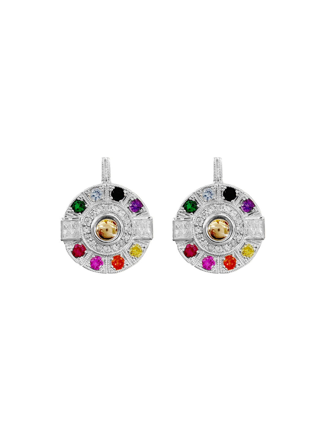 Fiorina Jewellery Aztec Earrings Chakra