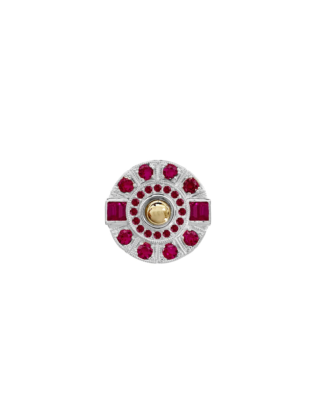 Fiorina Jewellery Aztec Rings Ruby