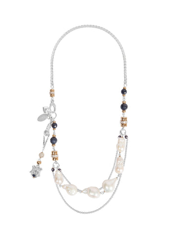 Rope Opera Pearl Strand Necklace