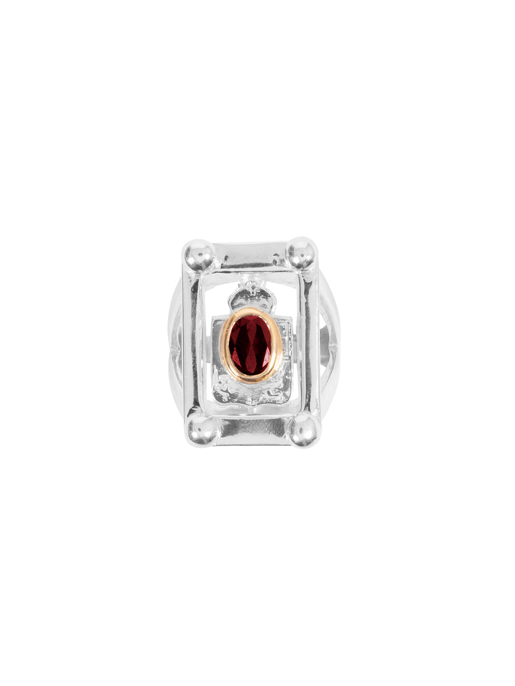 Fiorina Jewellery Men's College Ring Ruby