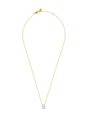 Fiorina Jewellery Diamond Alphabet Street Necklaces Gold Chain B