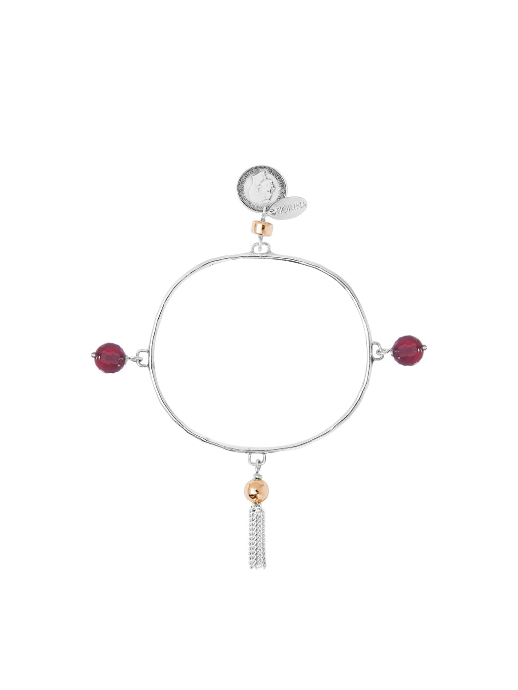 Fiorina Jewellery Four Seasons Bangle Magenta