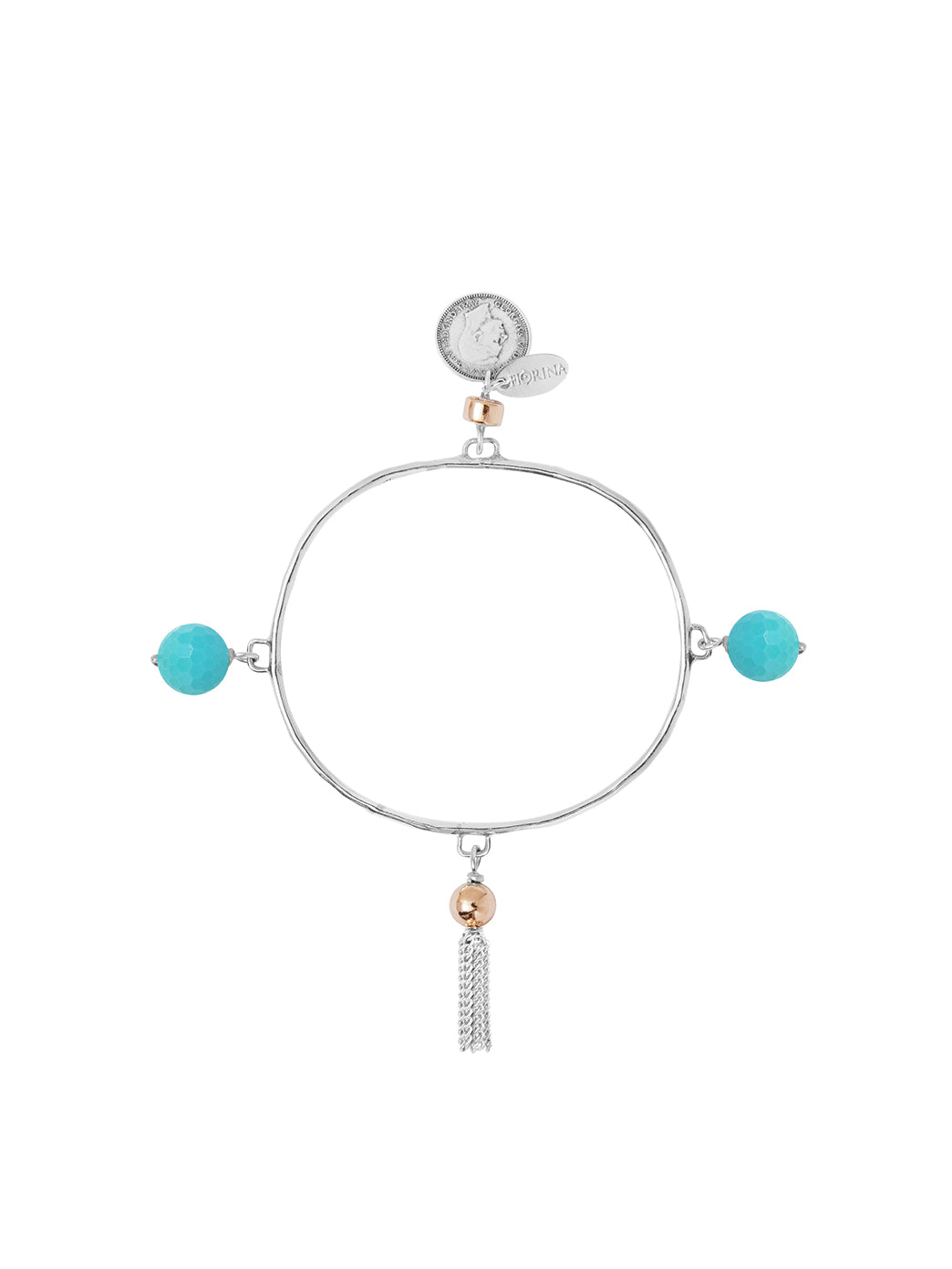 Fiorina Jewellery Four Seasons Bangle Turquoise