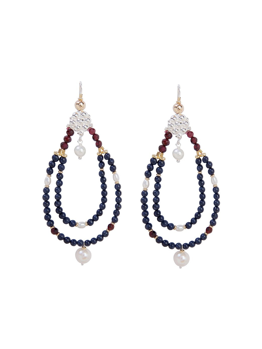 Fiorina Jewellery Rahini Earrings Sodalite