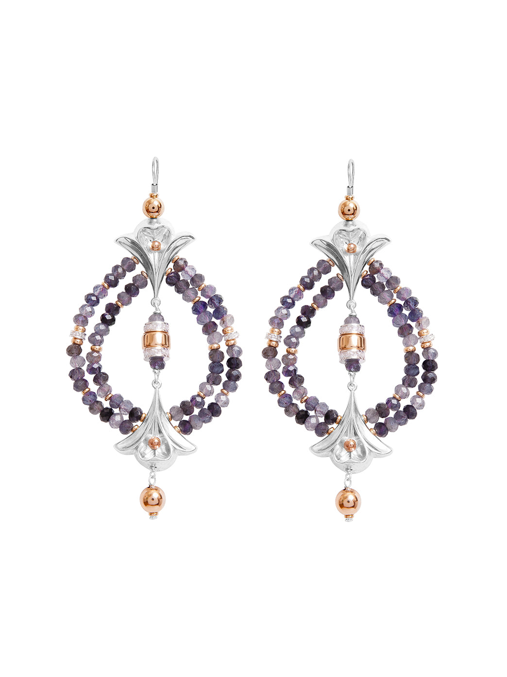 Fiorina Jewellery Lumiere Earrings Lolite