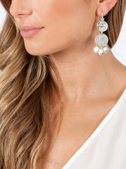 Fiorina Jewellery Joy Gypsy Earrings Gold Highlights Model