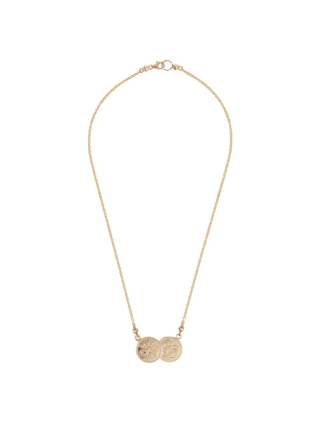 Fiorina Jewellery Saint George 9ct Gold Necklace Small