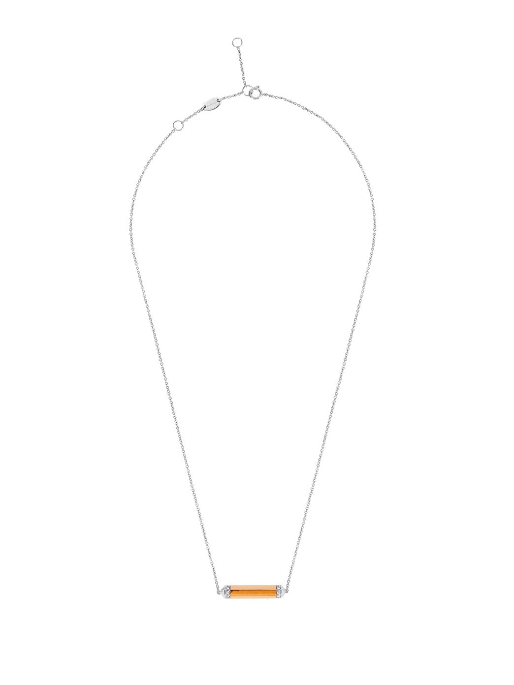 Fiorina Jewellery Manifest Yellow Gold Bar Necklace