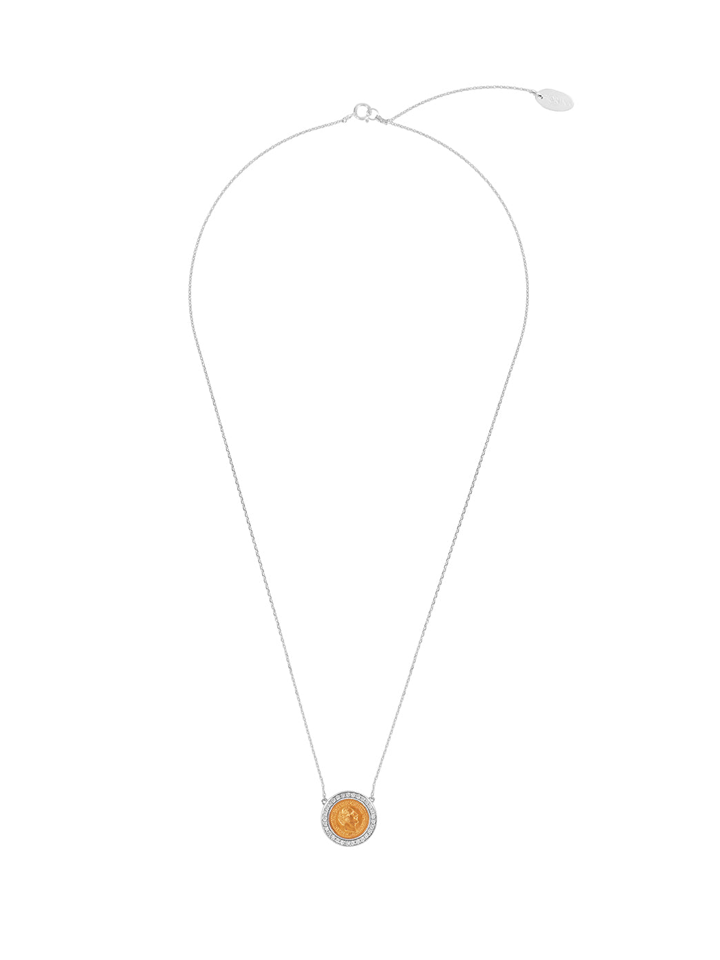 Fiorina Jewellery Gold Button Necklace