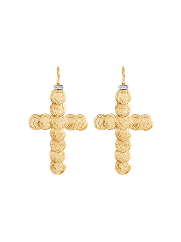 Gold Leone Earrings