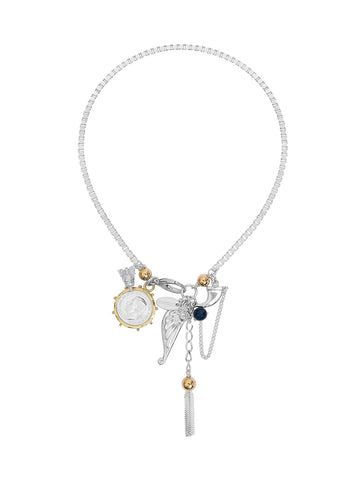 Silver Roma Necklace