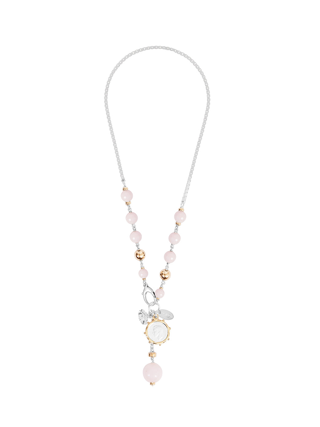 Fiorina Jewellery Olsen Necklace Pink Opal