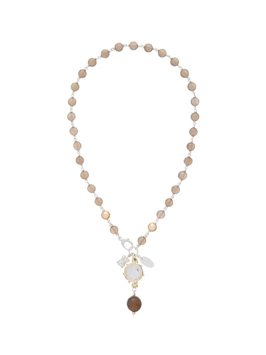 Fiorina Jewellery Pearlina Necklace Moonstone