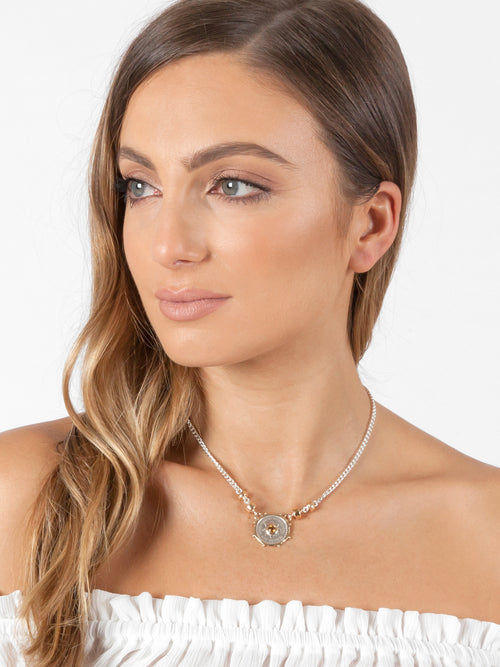 Fiorina Jewellery joy necklace Citrine Model