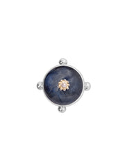 Fiorina Jewellery Round Fishband Ring Kyanite
