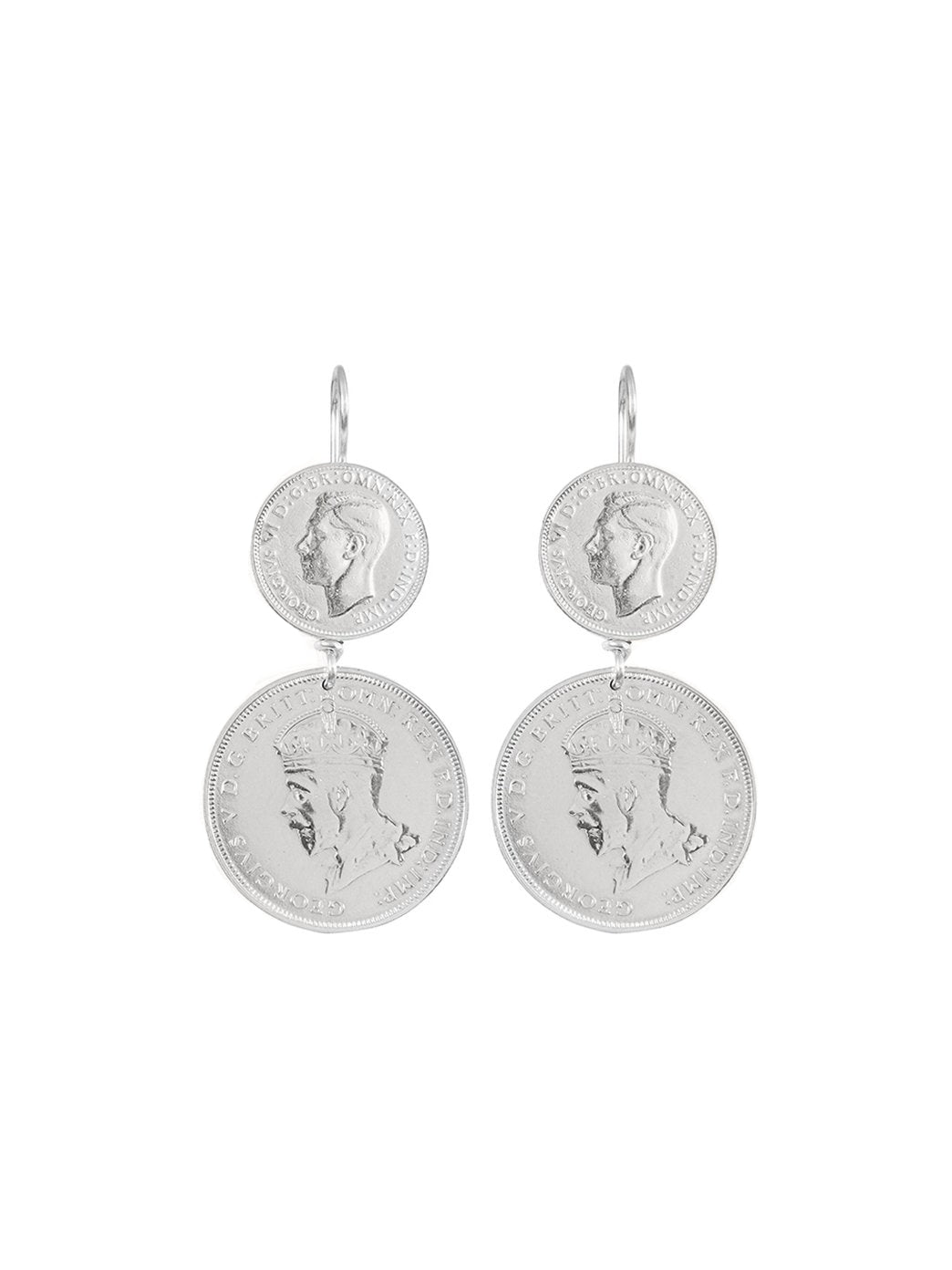 Fiorina Jewellery Double Coin Earrings