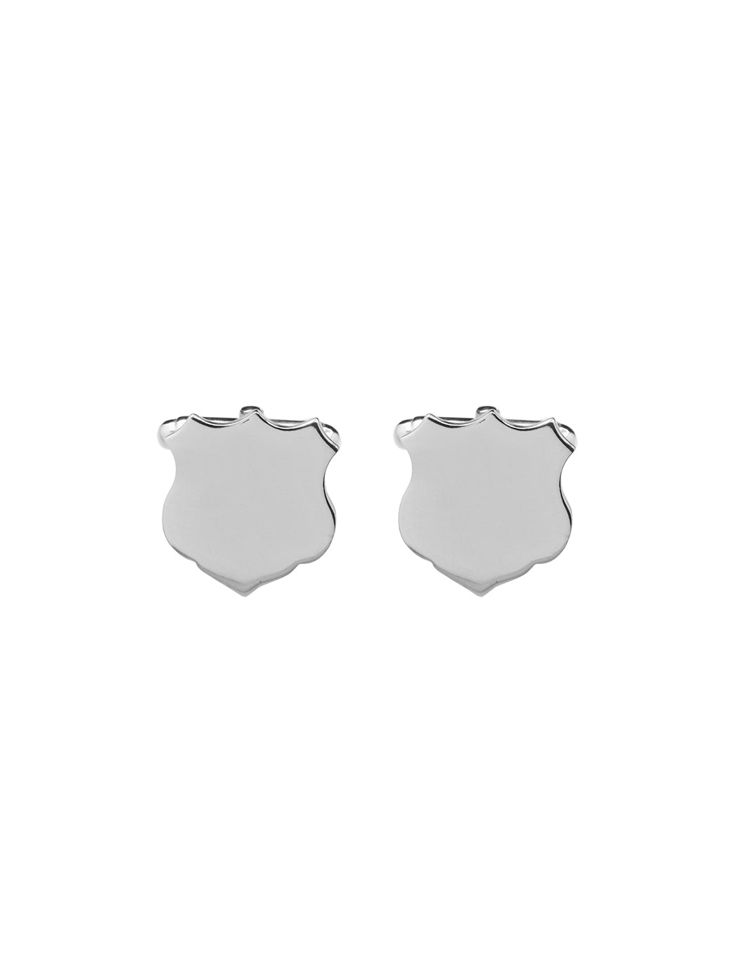 Fiorina Jewellery Shield Cufflinks