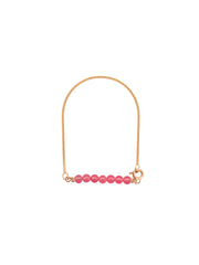 Fiorina Jewellery Gold Friendship Bracelet Lolly Pink