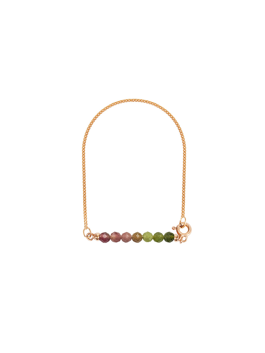 Fiorina Jewellery Gold Friendship Bracelet Tourmaline